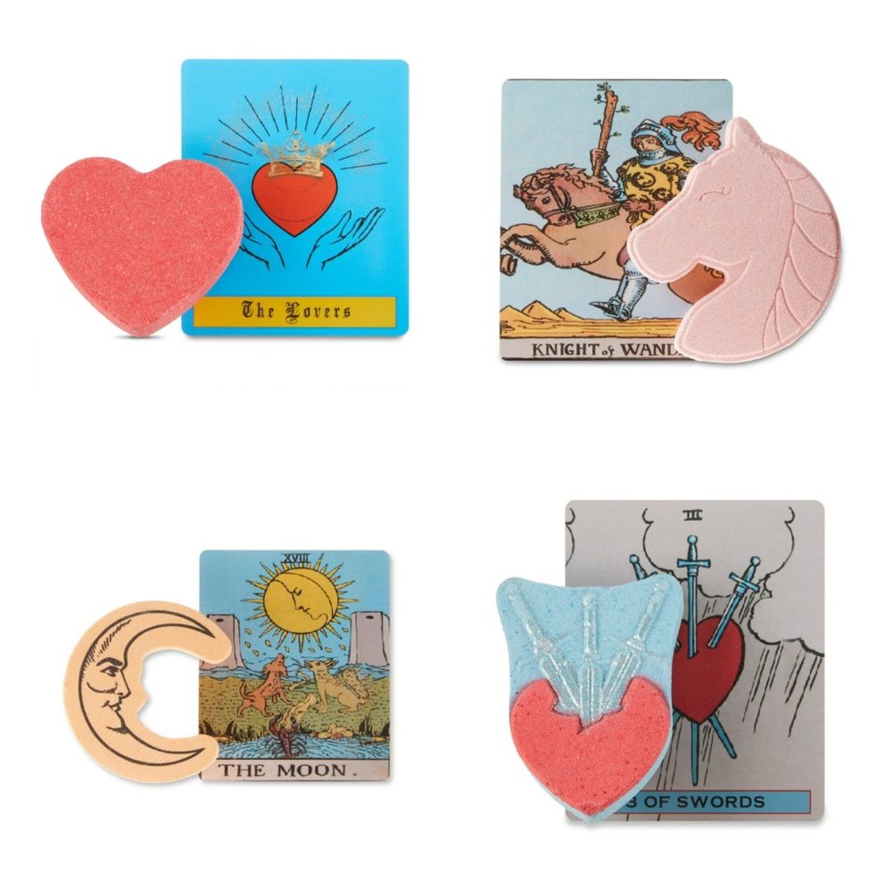 NIB BUNDLE of 4 ILLIMINATI TAROT CARD BATH BOMBS